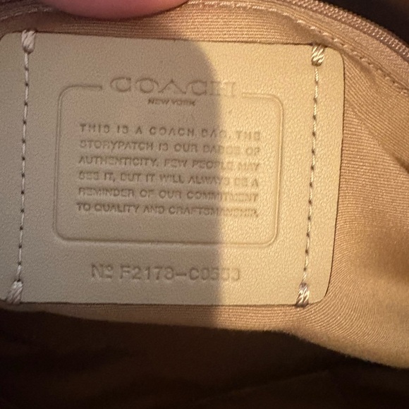 Coach Brown and White Plaid Tote Bag - Picture 11 of 11